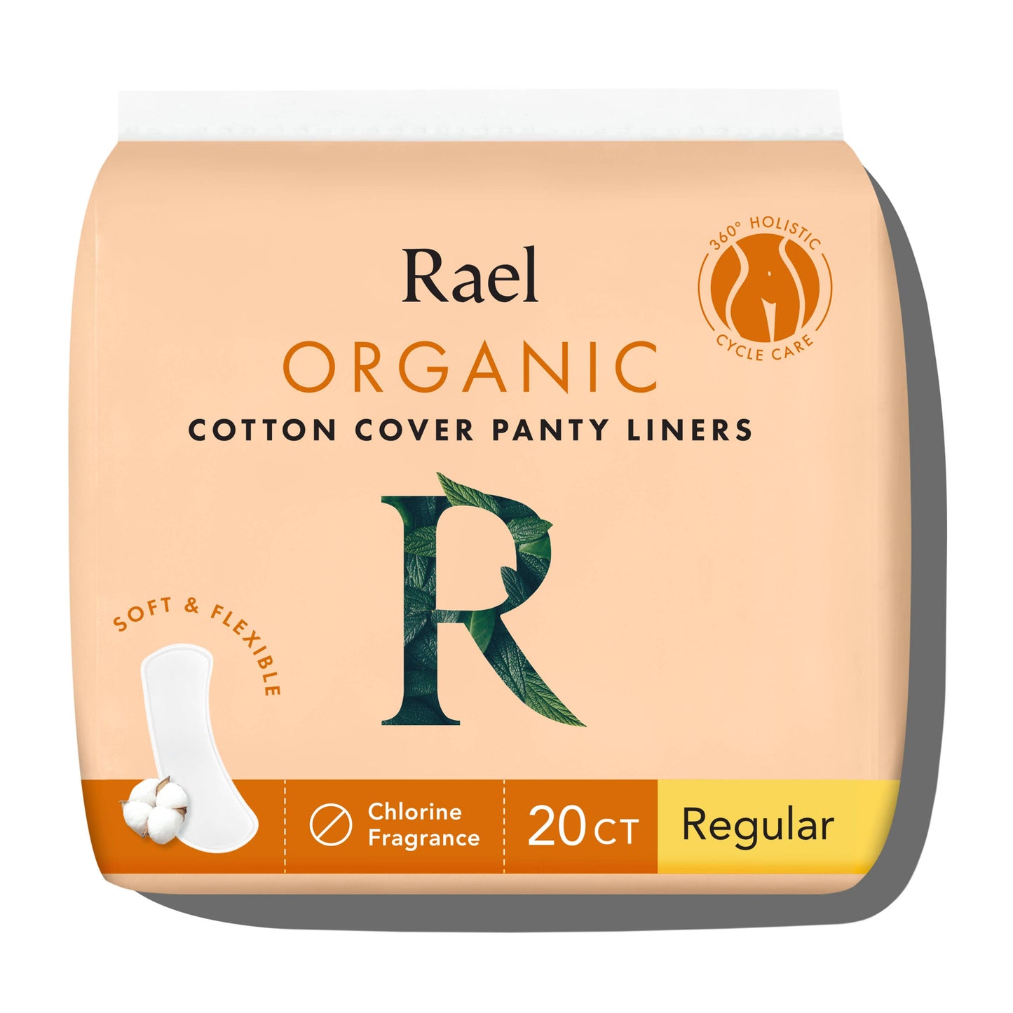 Rael Organic Cotton Cover Panty Liners - Long