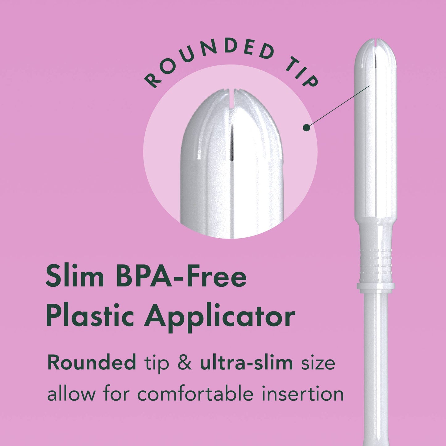 Rael Organic Cotton Tampons with Long Applicators - Super